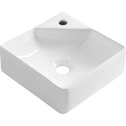 Kulma-allas Nexa 30x30cm, valkoinen*Interia Hot