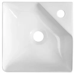 Kulma-allas Nexa 30x30cm, valkoinen*Interia Hot