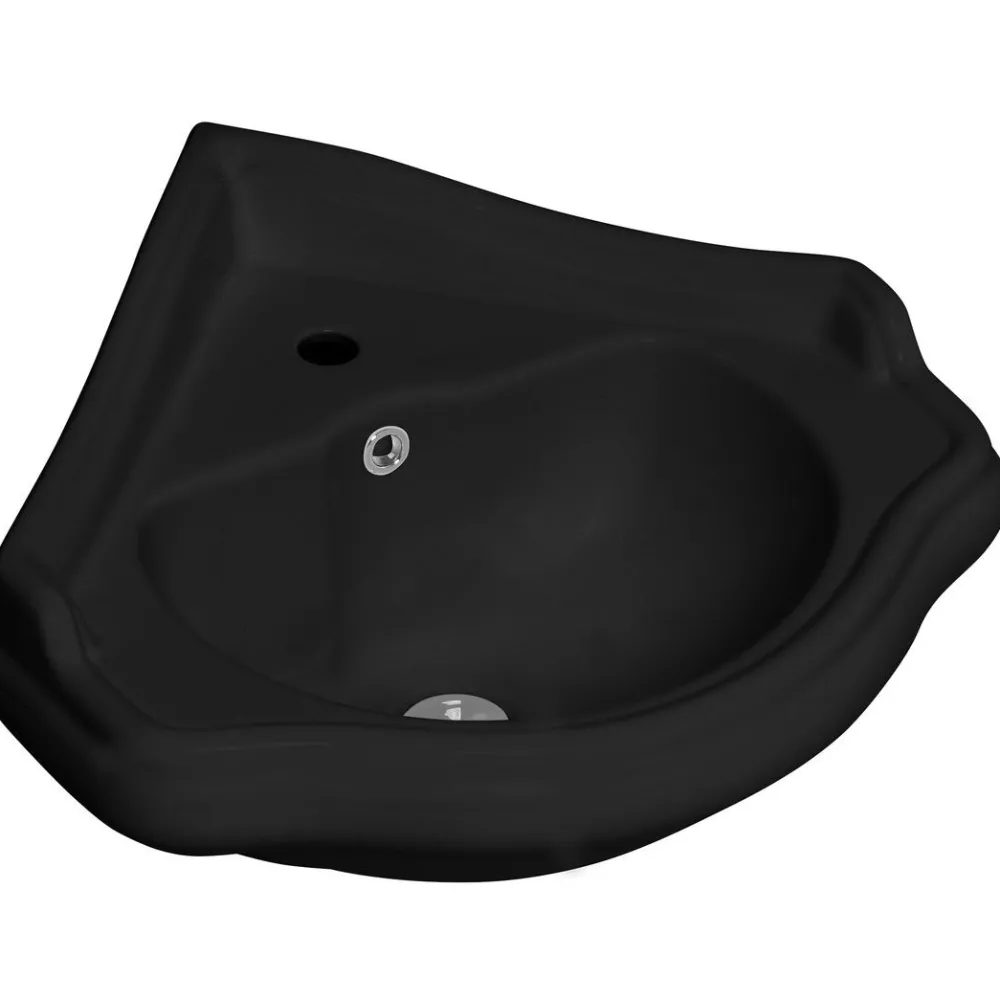 Outlet Kulma-allas Retro, mattamusta Pienet Pesualtaat