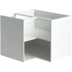 Outlet Kulmakaapin runko 710x900x900mm valkoinen Keittiökaapit