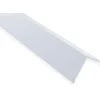 Kulmalista sileä 2x40x40x2000mm alumiini valkoinen maalattu*Maler Clearance