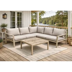 Clearance Kulmasohvaryhmä Palermo, beige Ulkosohvat