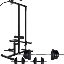Kuntolaite levytanko- ja käsipainosarjalla 60,5 kg*FinePRICE Online
