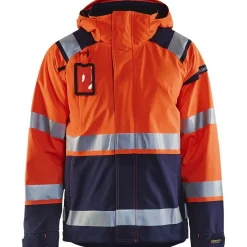 Kuoritakki 4987 Highvis huomio-oranssi/sininen*Blåkläder Sale