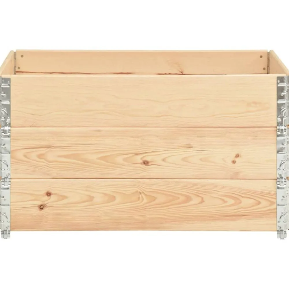 Best Kuormalavan reunukset 3 kpl 50x100 cm täysi mänty Ajoneuvotarvikkeet