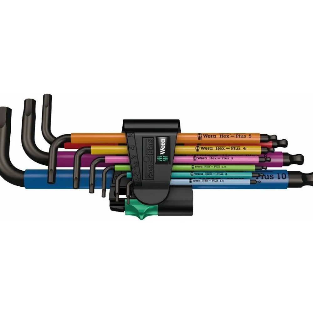 Kuusiokoloavainsarja 950 SPKL/9 SM N SB, 1, 5–10mm*Wera Discount