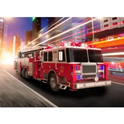 Clearance Kuvatapetti Fire truck eri kokoja Valokuvatapetit