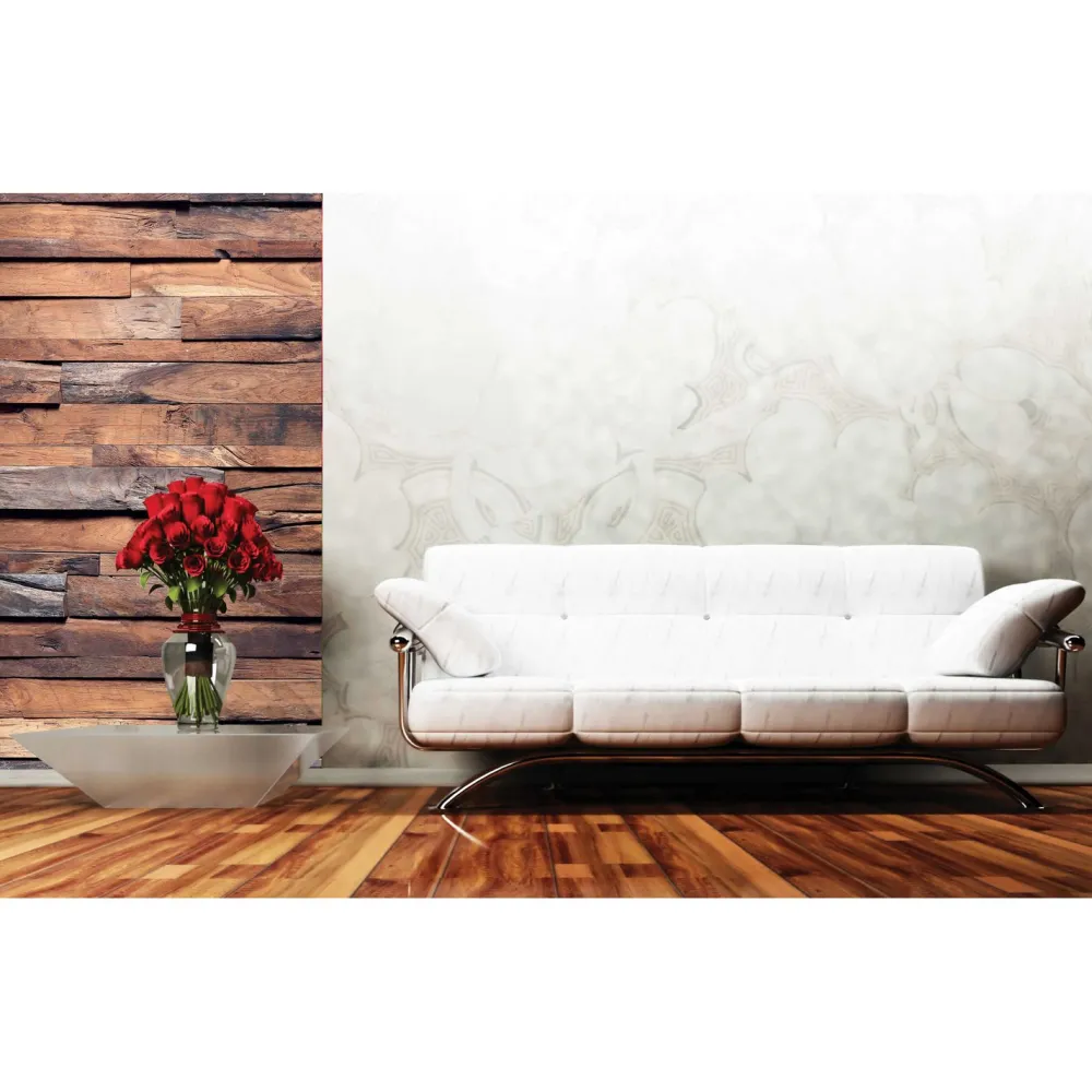 Kuvatapetti Dimex Wooden Wall, 150x250cm, ruskea, puukuosi*Tapetit.fi Sale