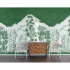 Clearance Kuvatapetti Eden Green non-woven mittatilaus Mittatilaustapetit
