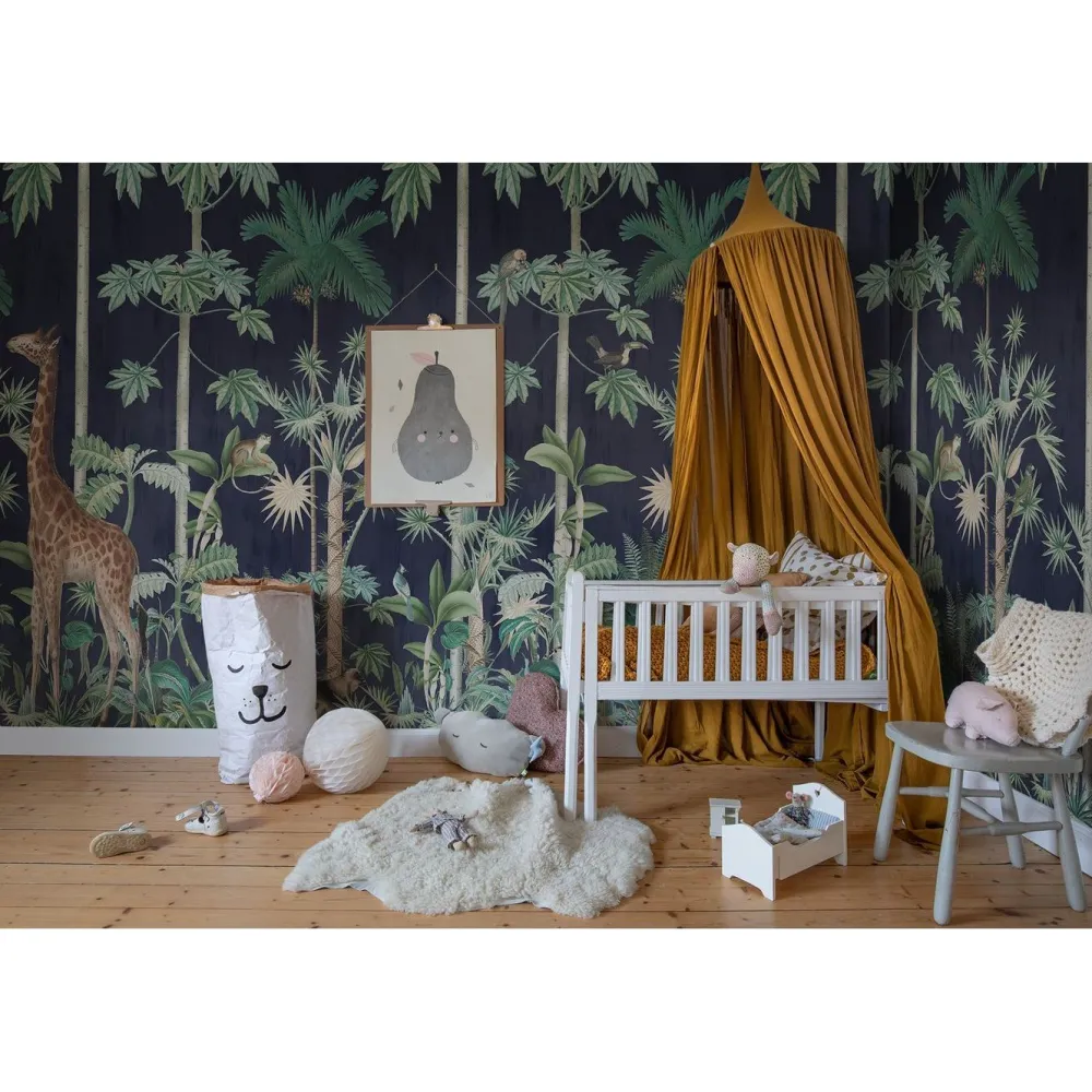 Clearance Kuvatapetti Giraffe's Stroll Nightfall non-woven mittatilaus Mittatilaustapetit
