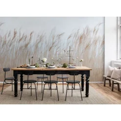 Clearance Kuvatapetti Swaying Reed non-woven mittatilaus Mittatilaustapetit