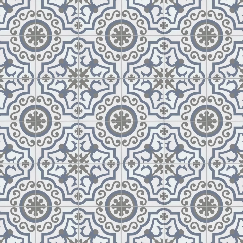 Kuviolaatta History Jugend Alhambra Decor himmeä 250x250 mm*Kymppi-Lattiat Clearance
