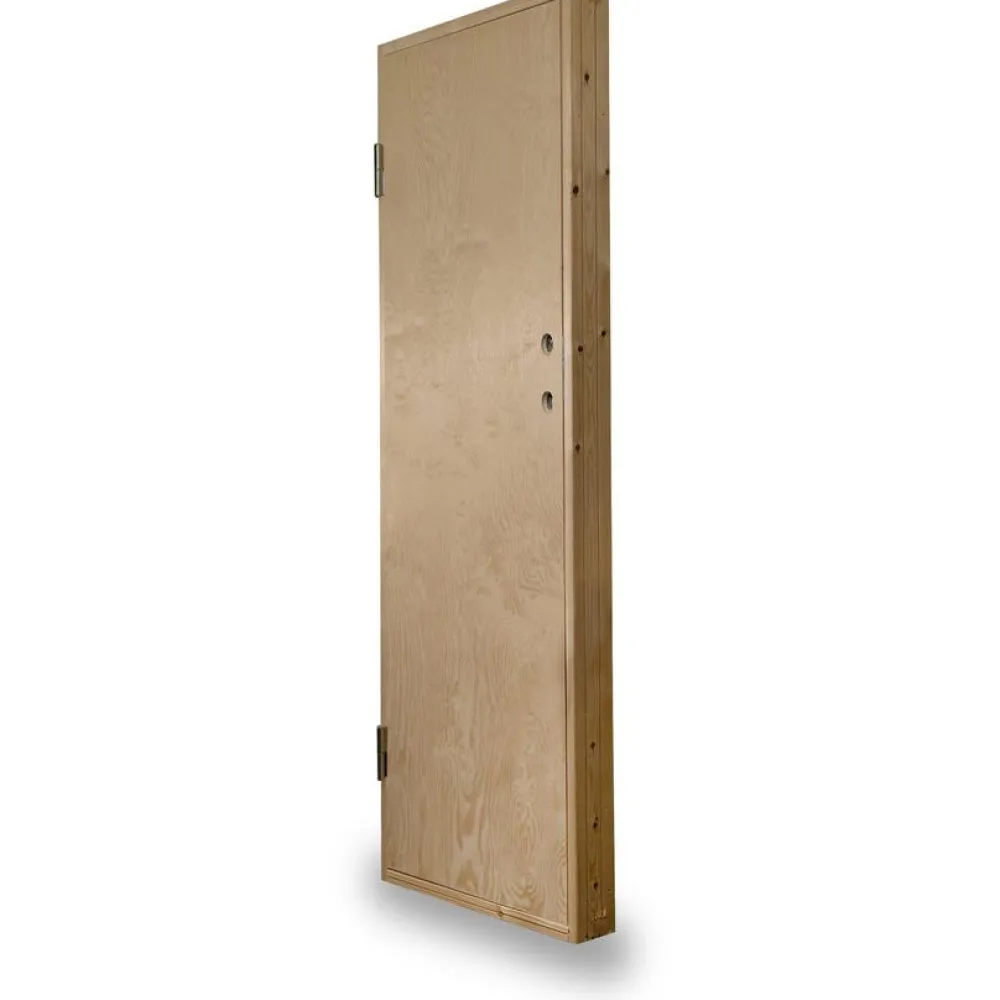 Online Kylmävaraston Ljusdal 100x210cm oikea, käsittelemätön sileä vaneri Varastonovet