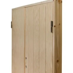 Kylmävaraston pariovi Ljusdal 130x190cm, käsittelemätön urajyrsitty vaneri*JABO Best