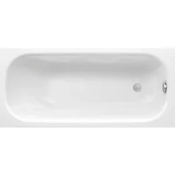 Online Kylpyamme , 1600 x 700 mm, upotettava, ylivuotosuojalla, valkoinen Kylpyammeet