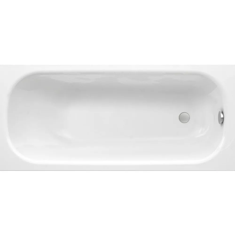 Online Kylpyamme , 1600 x 700 mm, upotettava, ylivuotosuojalla, valkoinen Kylpyammeet