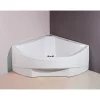 Clearance Kylpyamme Bermuda + tukikehys, 165x165x490 mm, valkoinen Kylpyammeet