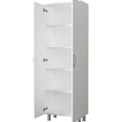 Kylpyhuoneen kaappi Arizona 2, 59.4x173.6cm, valkoinen*Linento Furniture New