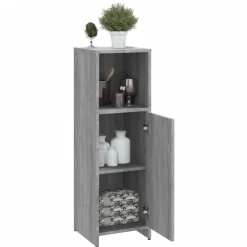 Kylpyhuoneen kaappi 30x30x95cm, tekninen puu, eri värejä*FinePRICE New