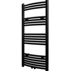 Kylpyhuoneen keskuslämmitys pyyheteline kaareva 500x1160 mm*FinePRICE