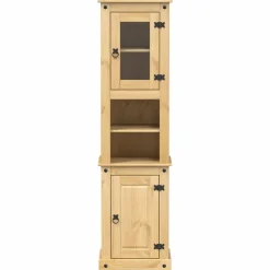 Discount Kylpyhuoneen korkea kaappi Corona 50x40x185 cm täysi mänty (02792) Kylpyhuoneen Kaapit