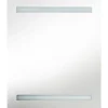 Discount Kylpyhuoneen LED-peilikaappi, kiiltävä harmaa, 50x14x60cm Peilikaapit