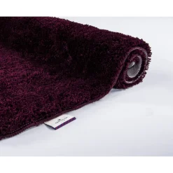 Online Kylpyhuoneen matto Soft Bath aubergine eri kokoja Kylpyhuonetekstiilit