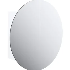 Kylpyhuoneen peilikaappi ja pyöreä peili LED-valoilla, useita kokoja ja värejä (14011)*FinePRICE Outlet