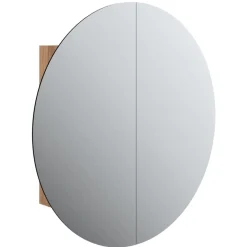 Kylpyhuoneen peilikaappi ja pyöreä peili LED-valoilla, useita kokoja ja värejä (14011)*FinePRICE Outlet