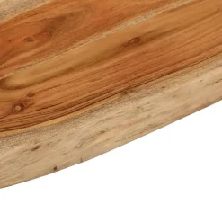 Online Kylpyhuoneen työtaso 80x60x3,8 cm suorakaide täysi akasiapuu (70308) Kylpyhuonekalusteiden Tarvikkeet