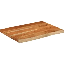 Online Kylpyhuoneen työtaso 80x60x3,8 cm suorakaide täysi akasiapuu (70308) Kylpyhuonekalusteiden Tarvikkeet