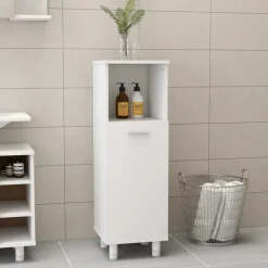 Outlet Kylpyhuonekaappi 30x30x95 cm lastulevy eri värejä Kylpyhuoneen Kaapit