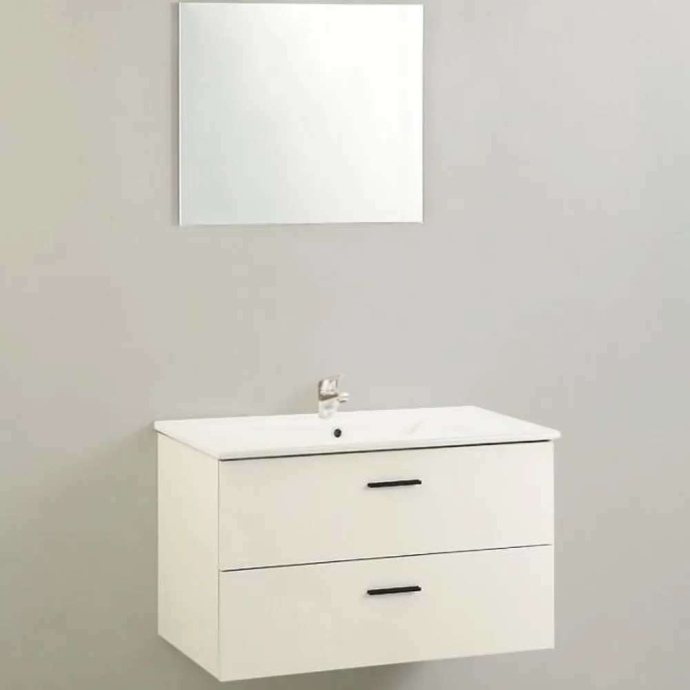 Best Kylpyhuonekalustesarja Integro 80x46x45 cm valkoinen Kylpyhuoneryhmät