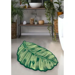 Outlet Kylpyhuonematto Sheet, 60x100cm, vihreä Kylpyhuonetekstiilit