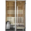 Sale Kylpyhuonesauna Sirius Formula 1200x1240mm eri materiaaleja lämpökäsitelty panelointi Saunat
