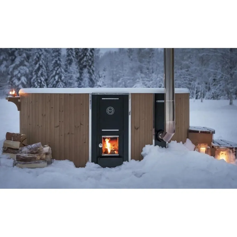 Kylpytynnyri Regal 190 Dualburn, 5-7 hlöä, Thermowood/valkoinen*Skargards Clearance