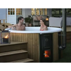 Kylpytynnyri Regal 220 Dualburn, 8-10 hlöä, Thermowood/valkoinen*Skargards New