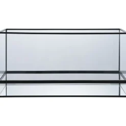 Kynttilälyhty Hurricane, 30x12x15cm, musta metalli/lasi*House Nordic Sale