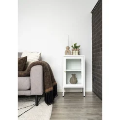 Kynttilänjalka , 10.5x6.5x17cm, keramiikka, ruskea*House Nordic Sale