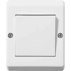 Kytkin RS Nordic 1-kytkin IP55 pinta-asenteinen RL kirkkaan valkoinen*Elko Discount