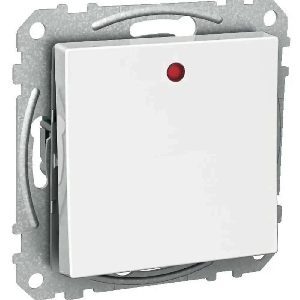 6/1-kytkin Exxct LED-indikoinnilla UKJ valkoinen*Schneider Electric Best