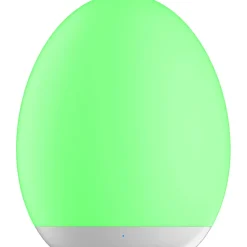 Outlet Ladattava LED-pöytävalaisin Oval Ø92x110 mm valkoinen Pöytävalaisimet