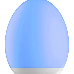 Outlet Ladattava LED-pöytävalaisin Oval Ø92x110 mm valkoinen Pöytävalaisimet