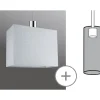 Lampunvarjostin URail 2Easy Verona, 250x130mm, harmaa*Paulmann Outlet