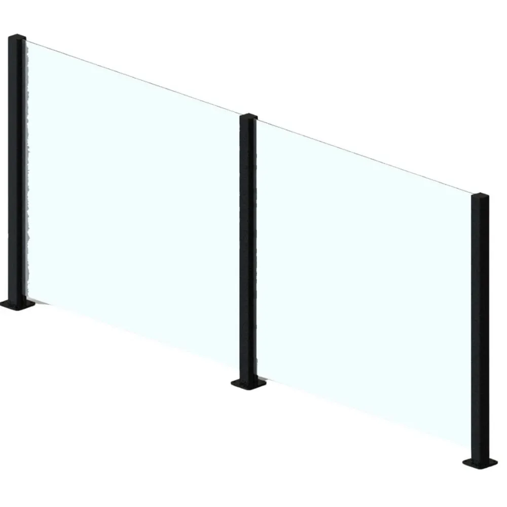 Online Lasielementti Patio 100x100 cm eri värejä Aitaelementit