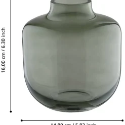 Sale Lasimaljakko Siranana, 16cm, vihreä Maljakot