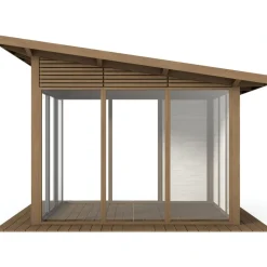Lasipaviljonki pulpettikatolla 3x3m Lasipaviljongit