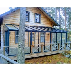 Lasiterassi 4x2,5 4000x2500 mm eri värejä*Maakunnan Lasi