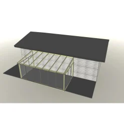 Lasiterassi 6x3 6000x3000 mm eri värejä*Maakunnan Lasi Best