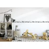 Lastenhuoneen boordi Kids Walls 45847, vinyylipinta, 0.18x5m, auto, harmaa*Tapetit.fi Online